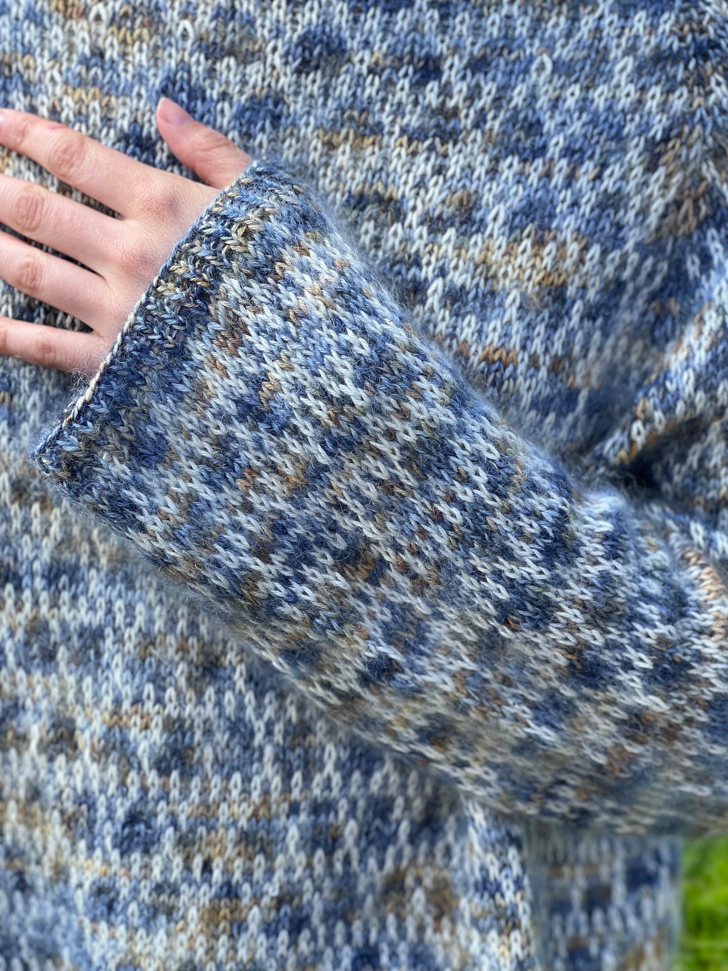 SPOT SWEATER AF ANNE VENTZEL - BLÅ