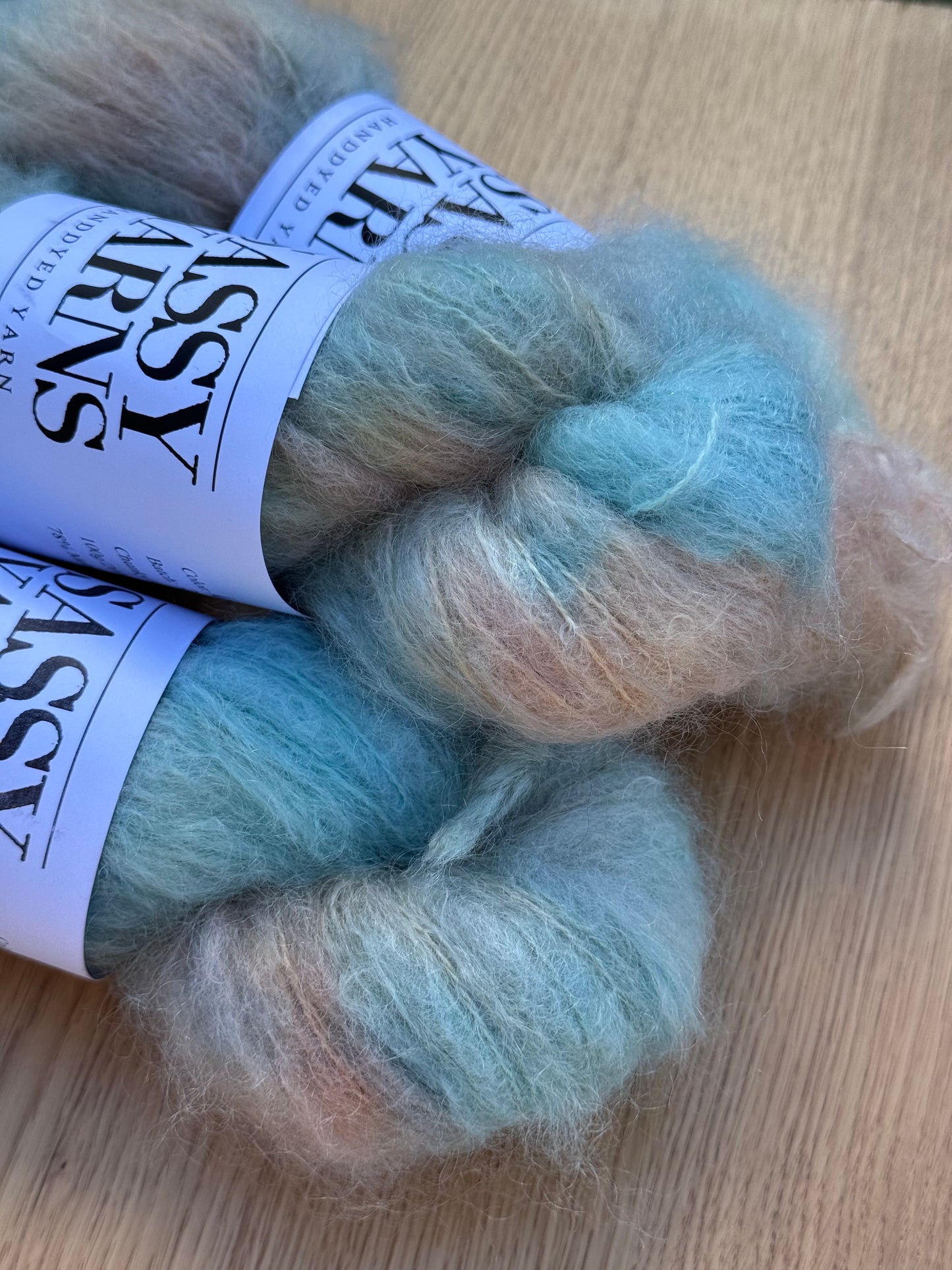 Chunky/fed Mohair - Vesterhav