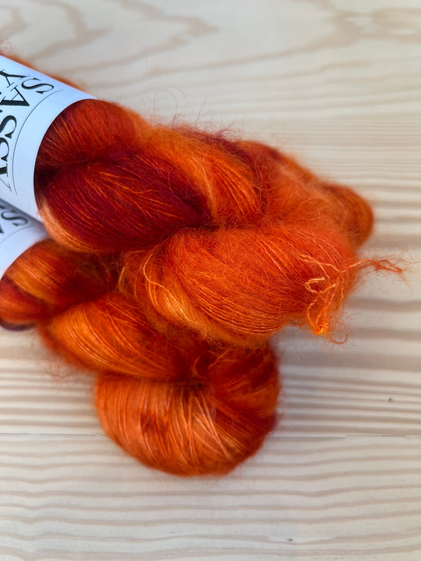 Kid silk mohair - Orange Ild