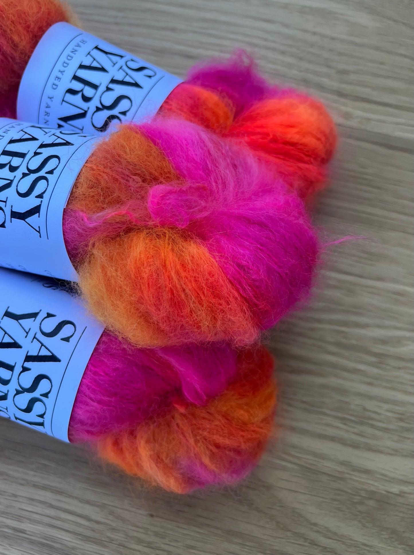 Chunky/fed Mohair - Tequila Sunrise