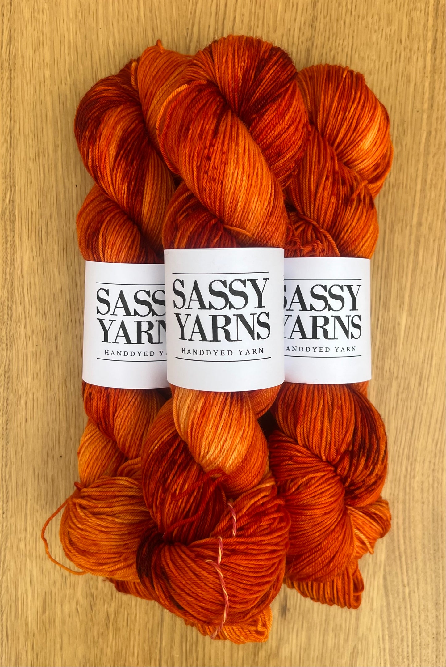 Merino Fingering - Orange Ild