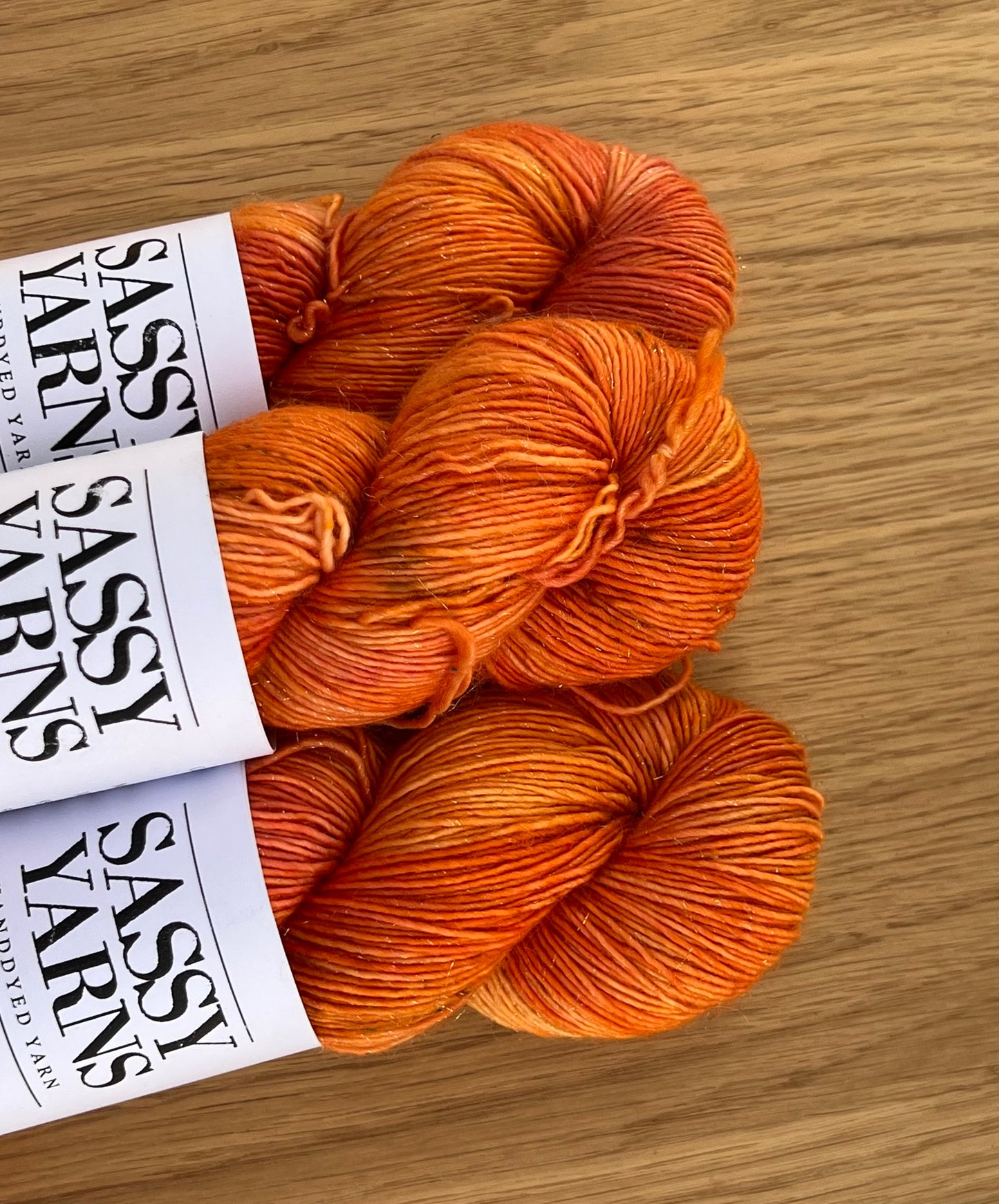 Merino Singles glitter - Pumpkin Spice