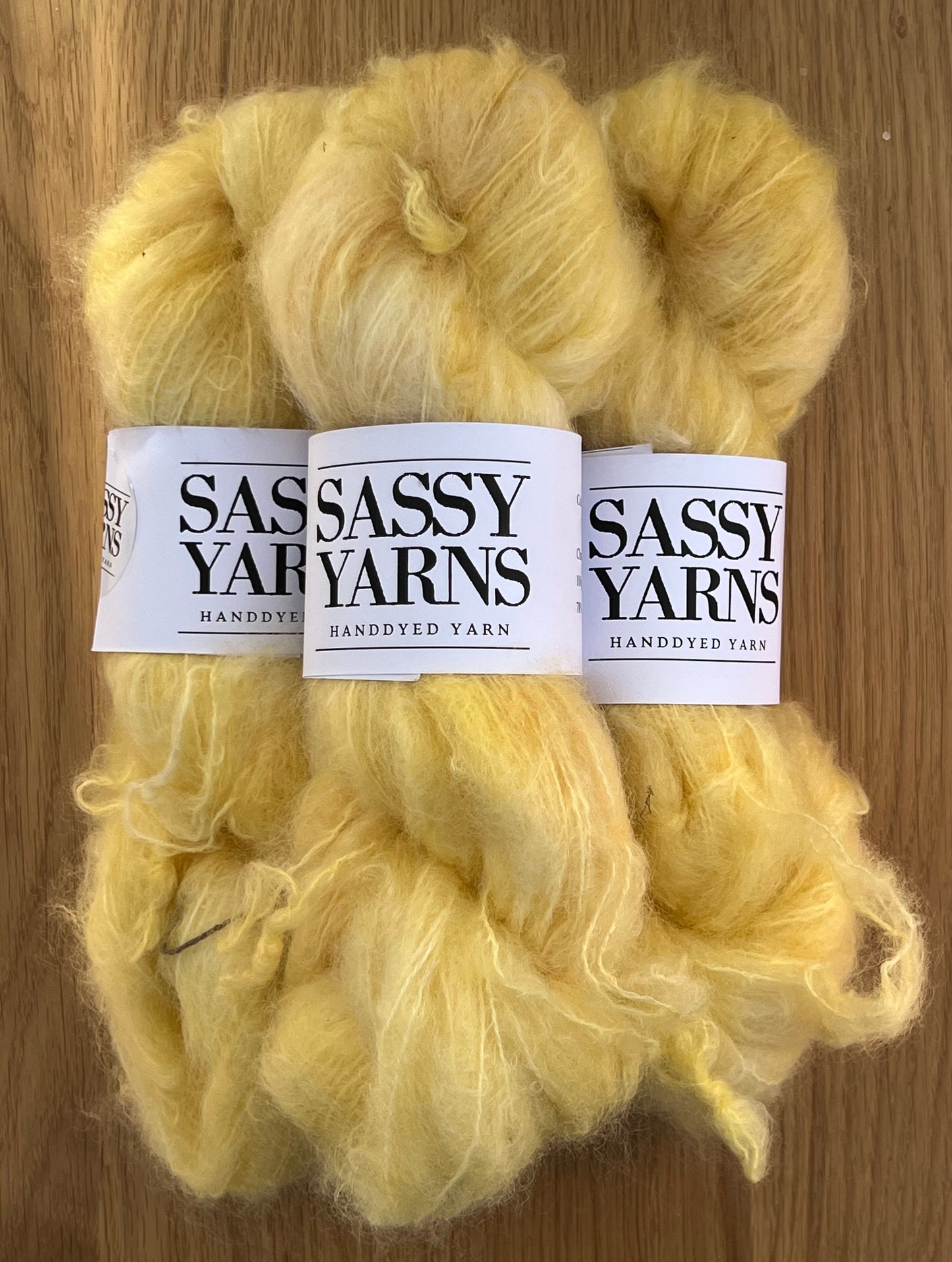 Chunky/fed Mohair - Solskin