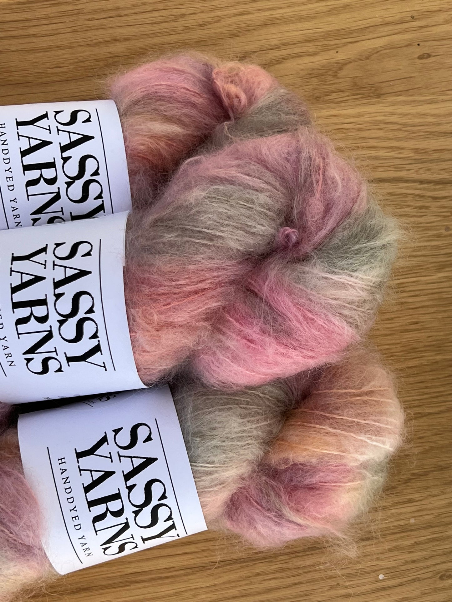 Chunky/fed Mohair - Tornerose