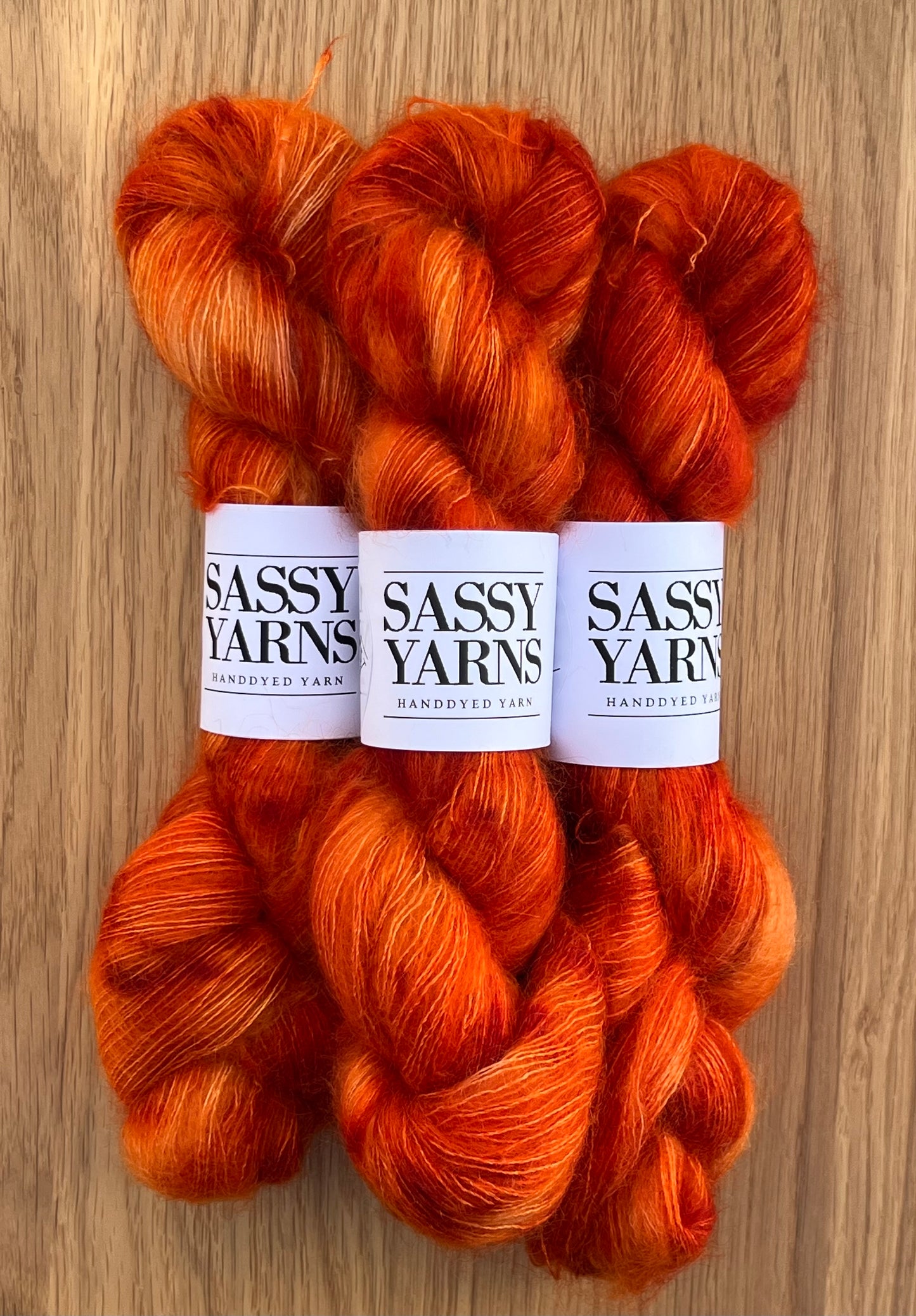 Kid silk mohair - Orange Ild
