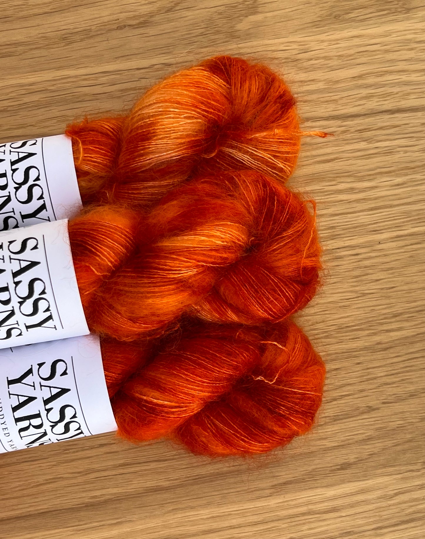 Kid silk mohair - Orange Ild