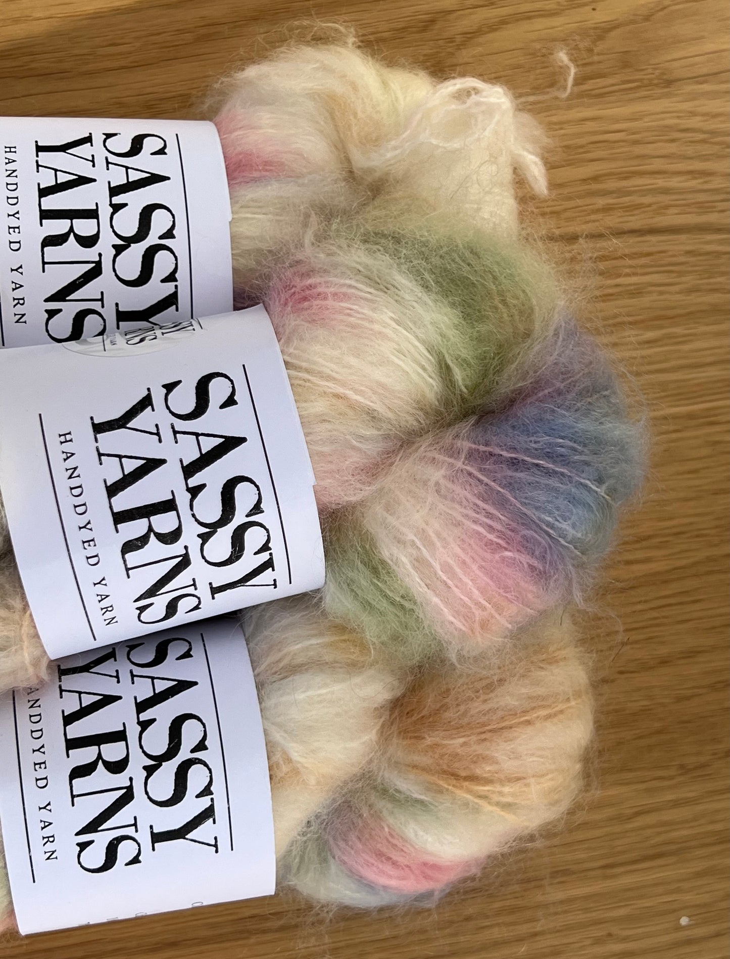 Chunky/fed Mohair - Pasteller