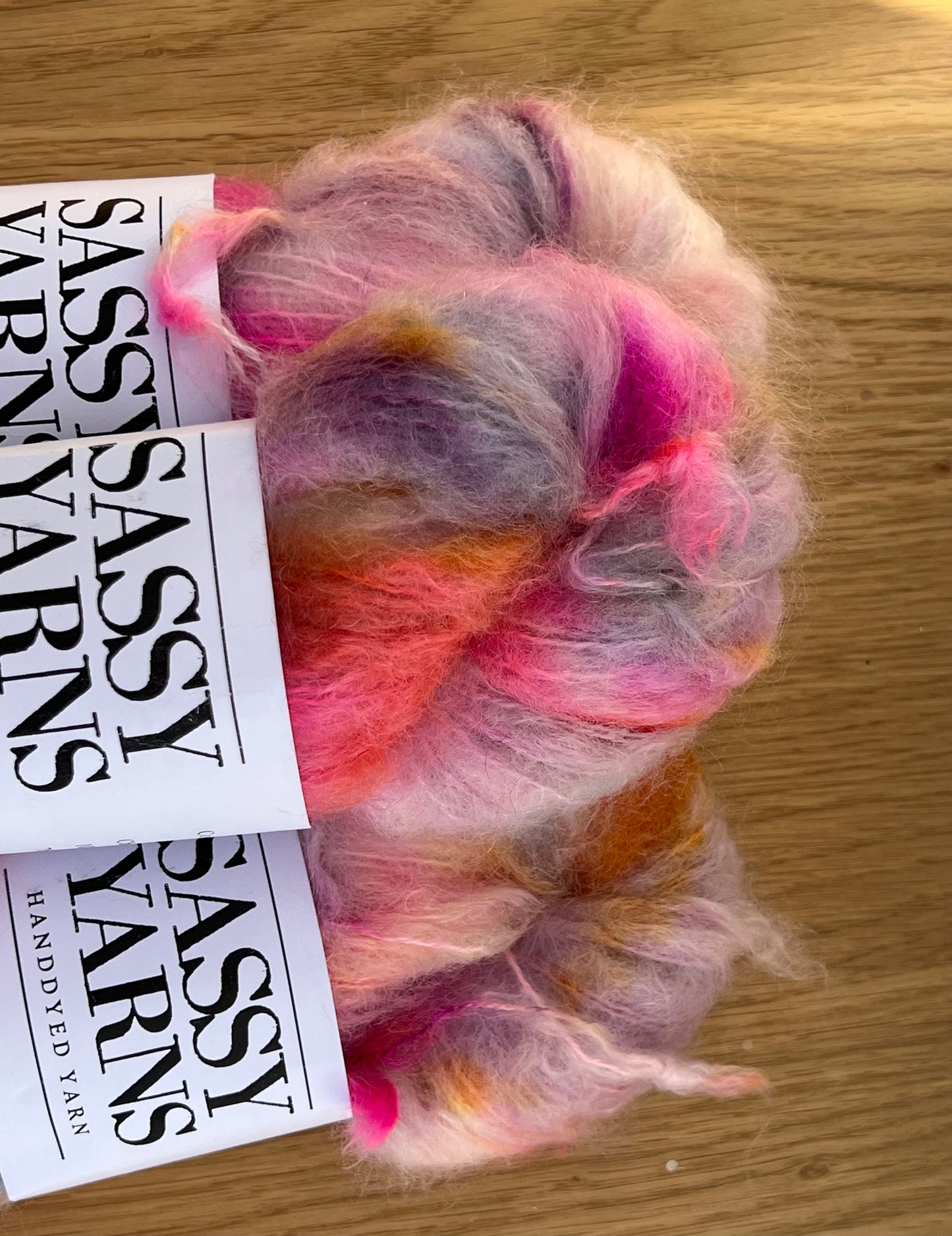 Chunky/fed Mohair - Flower Power