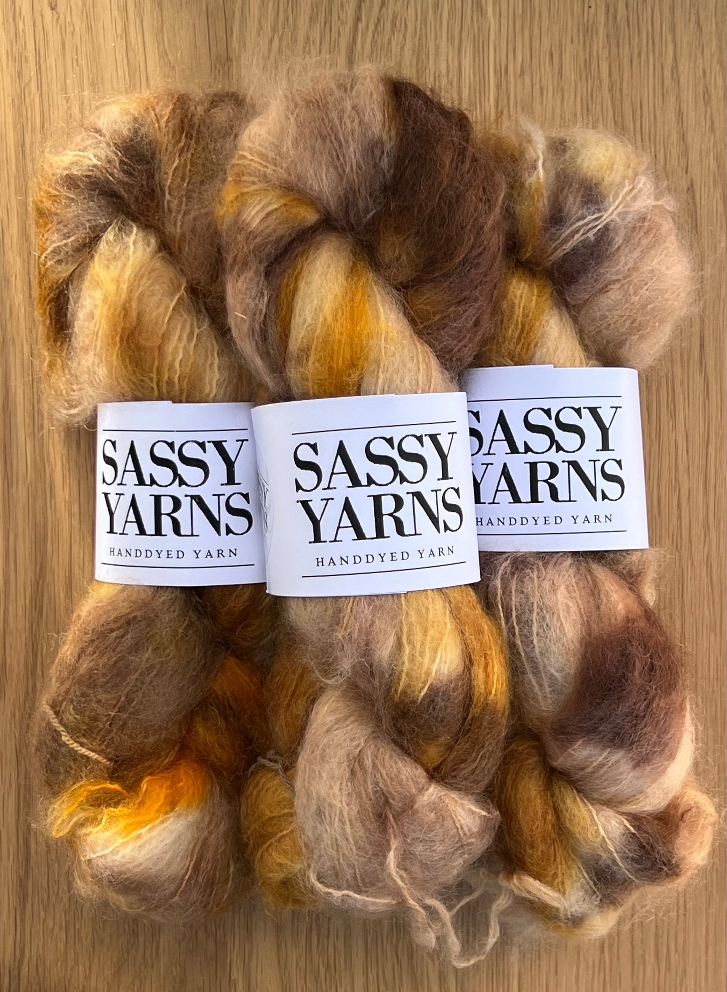 Chunky/fed Mohair - Honning Bjørn