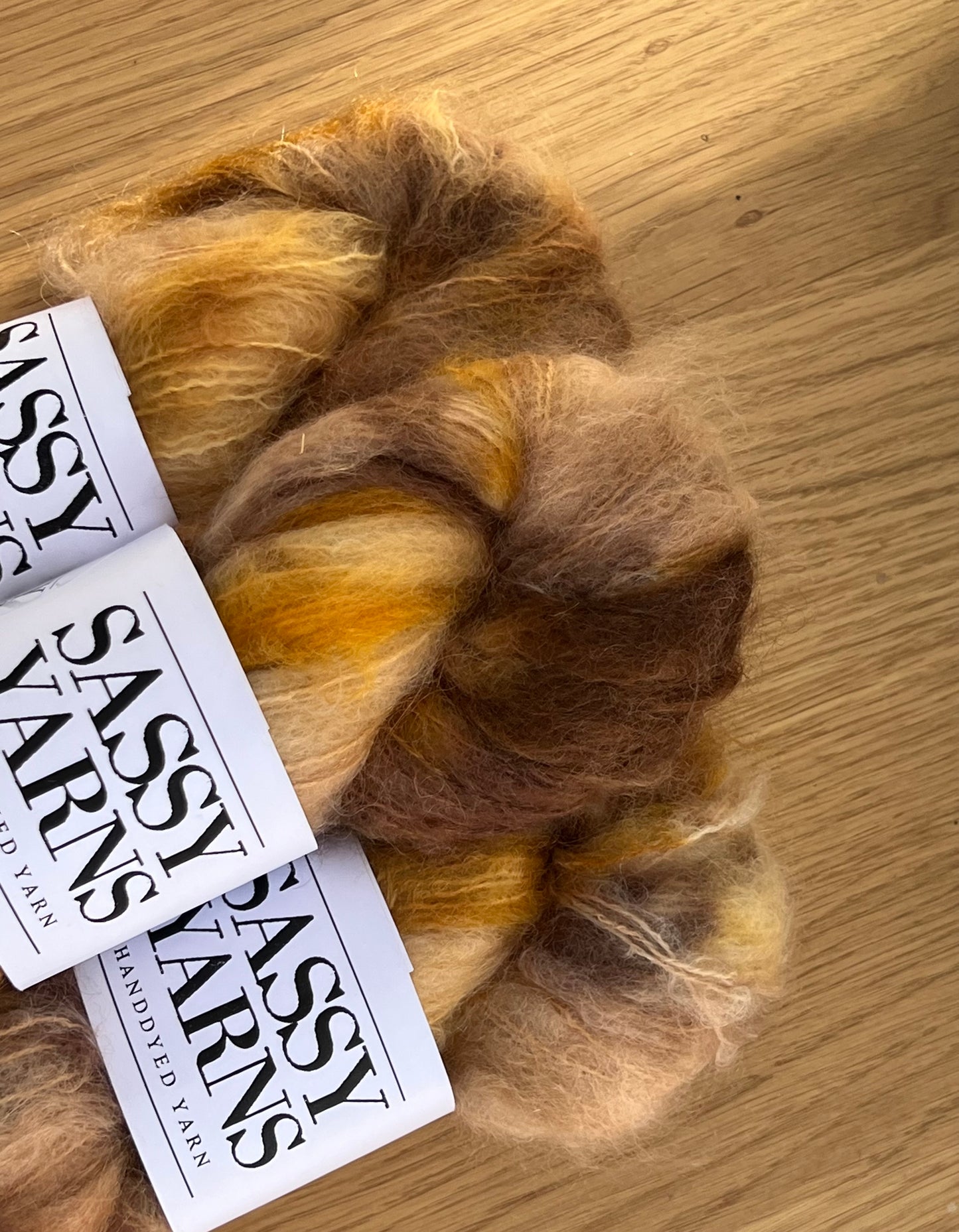 Chunky/fed Mohair - Honning Bjørn