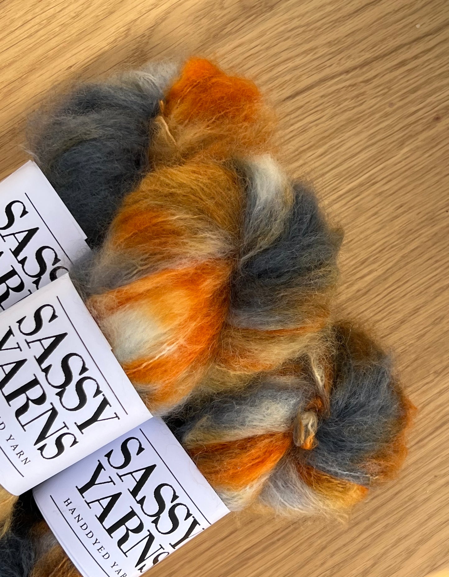 Chunky/fed Mohair - Rust