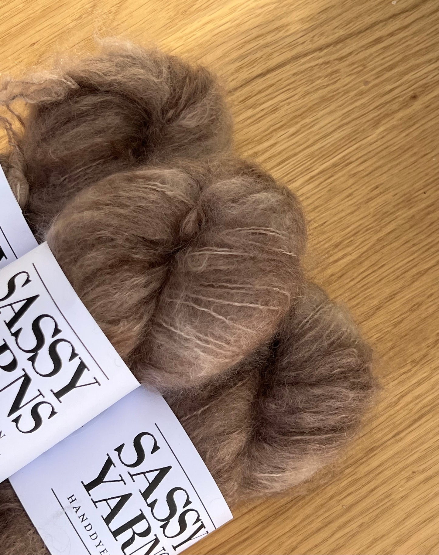 Chunky/fed Mohair - Mocca