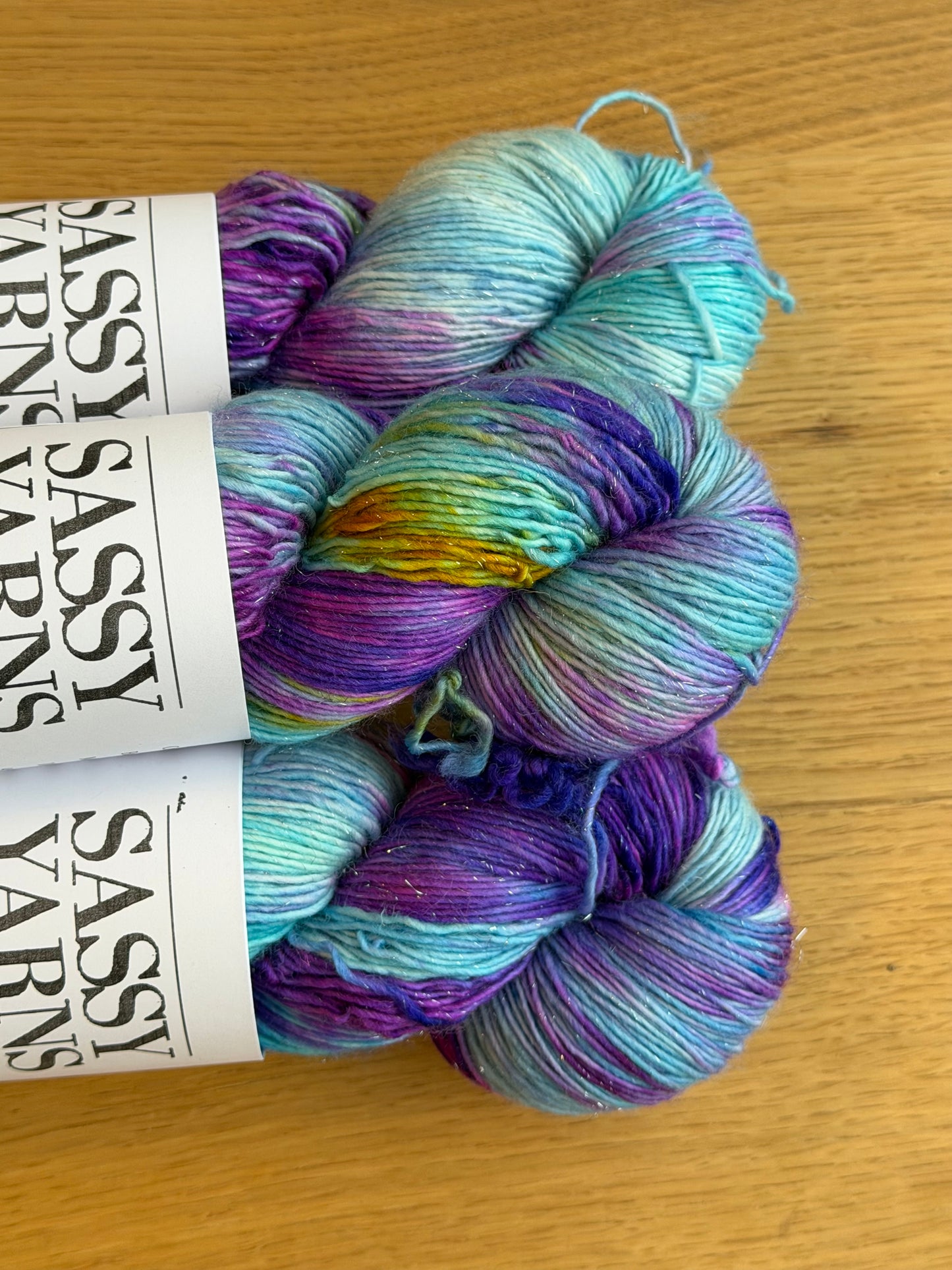 Merino Singles glitter - Havfrue