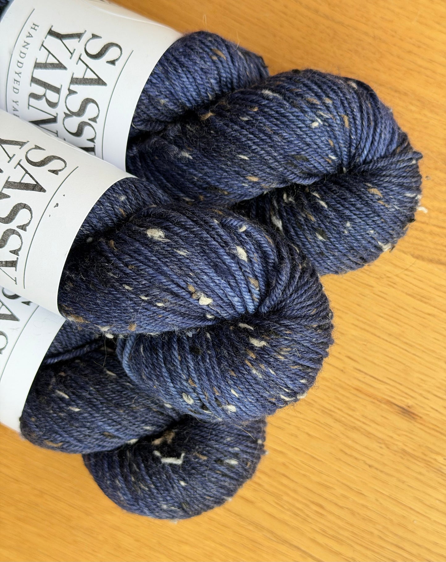 Merino Tweed - Navy