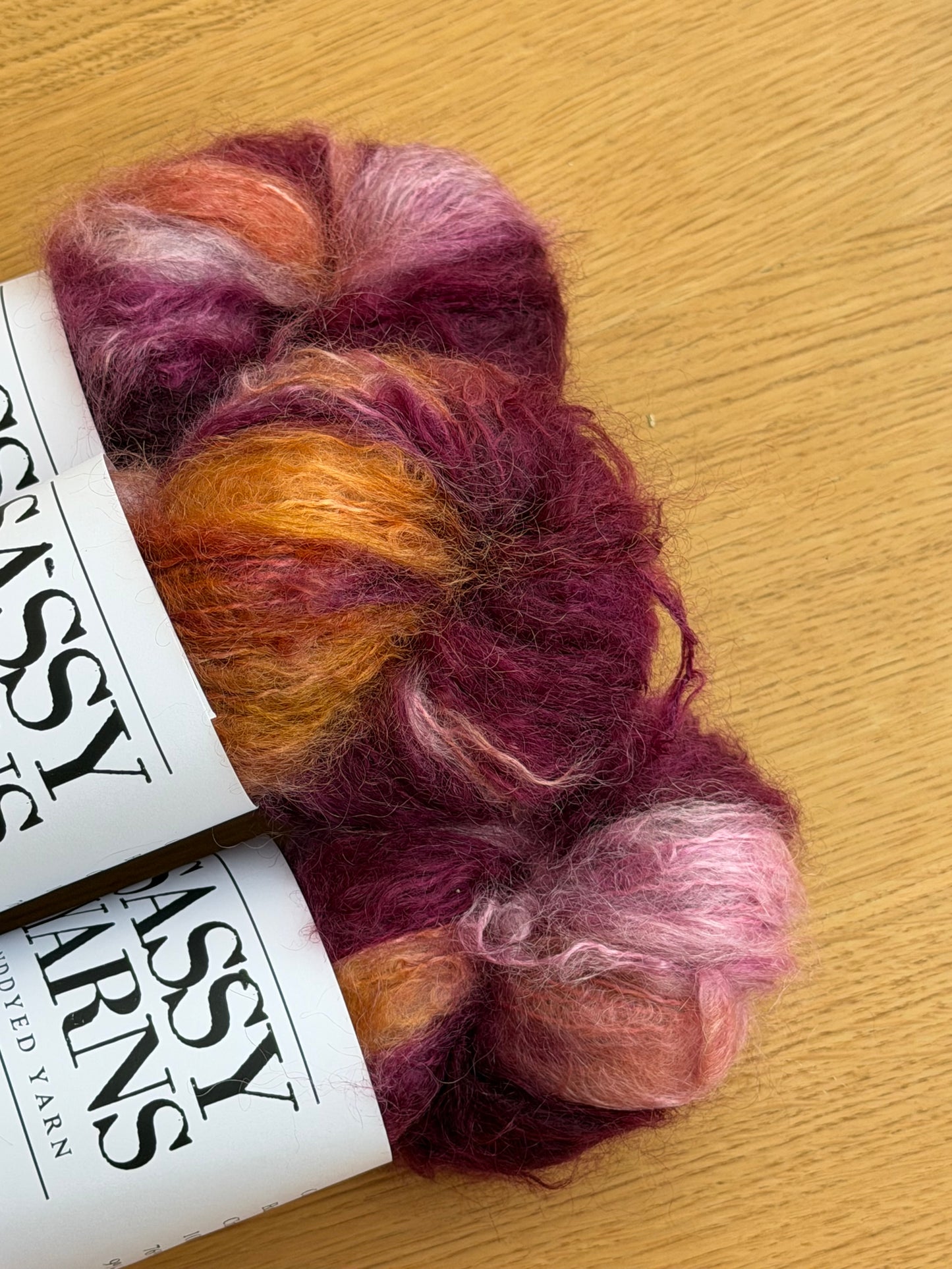 Chunky/fed Mohair - Løvfald