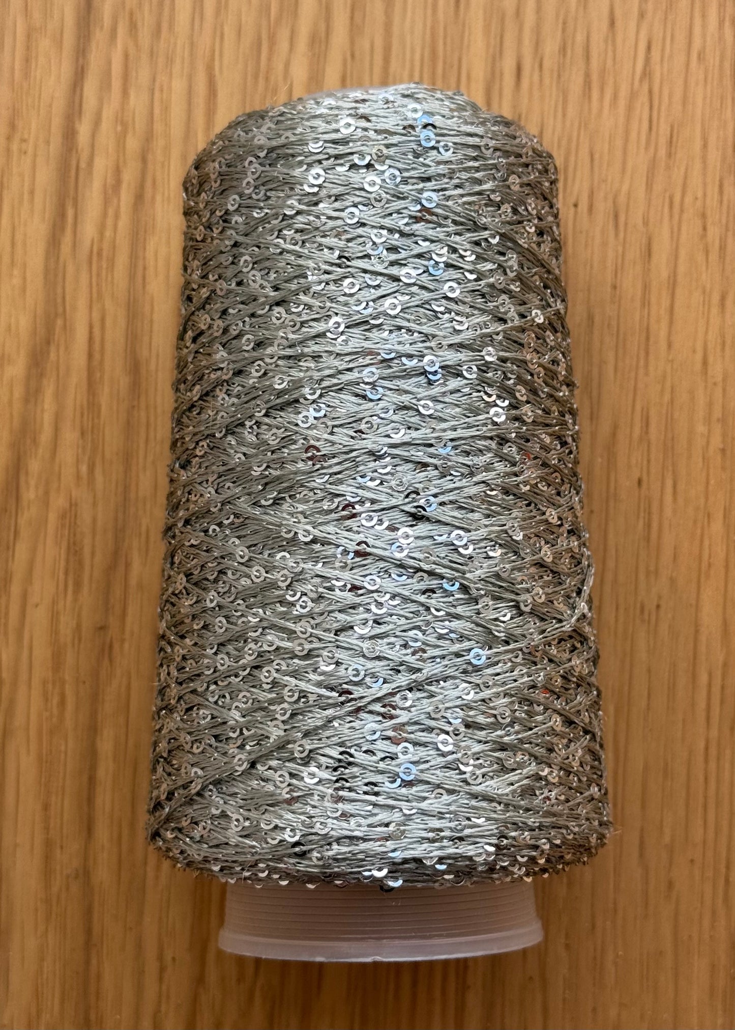 Små pailletter - sage