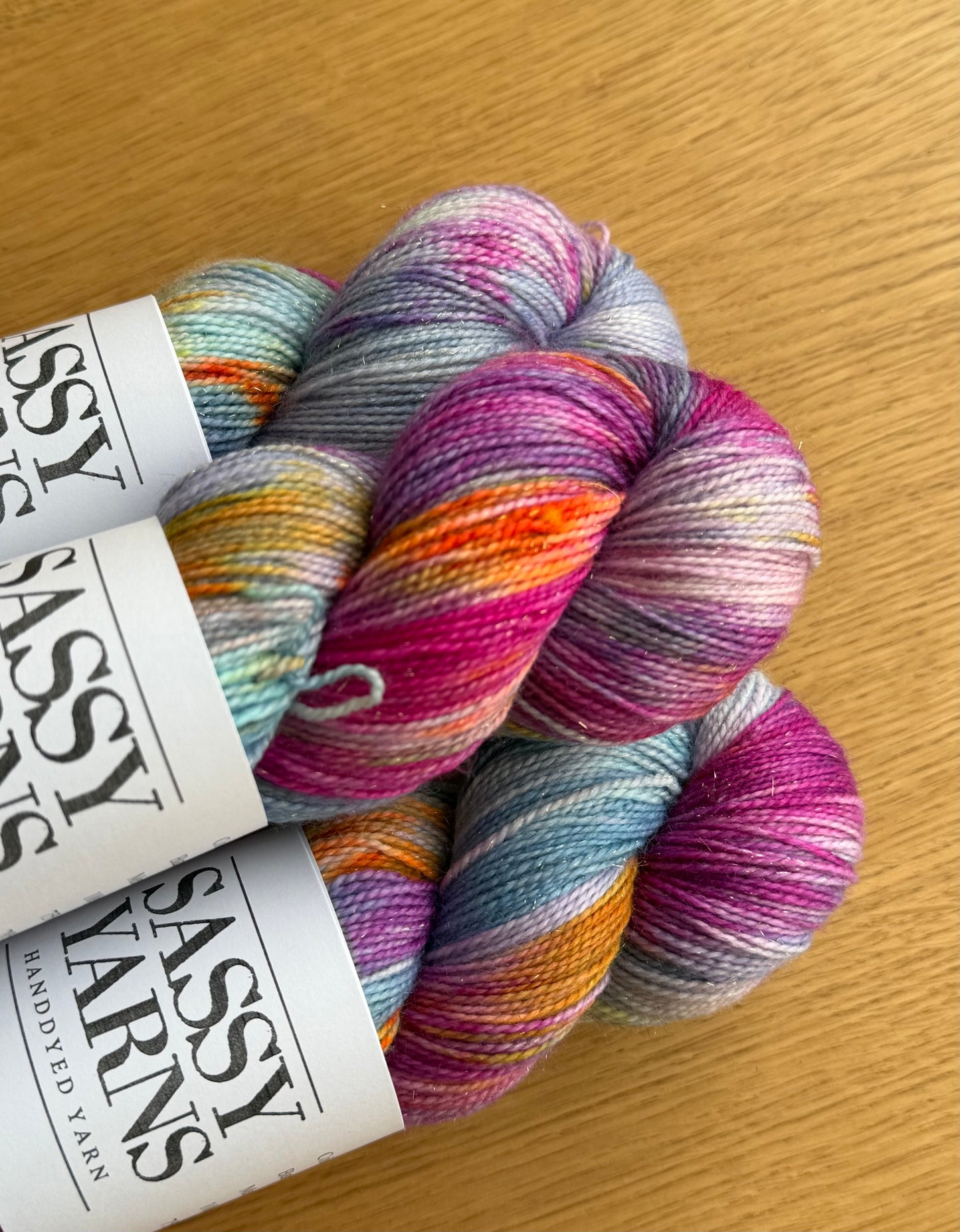 Merino Guld Glitter Sock - Tivoli