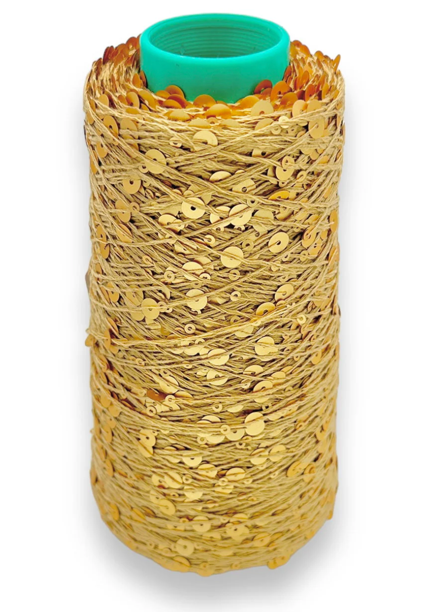 Wolle Halle Paillette - Beige