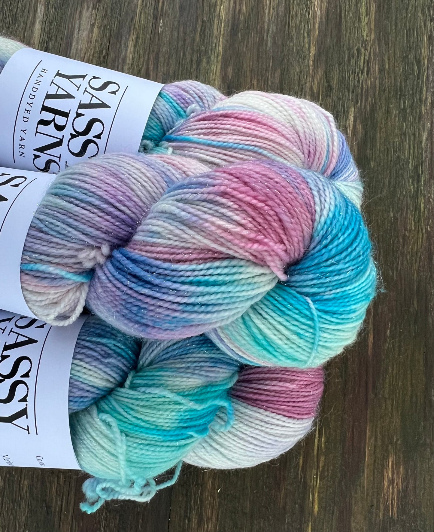 Merino Sølv Glitter Sock - Enhjørning - View 2