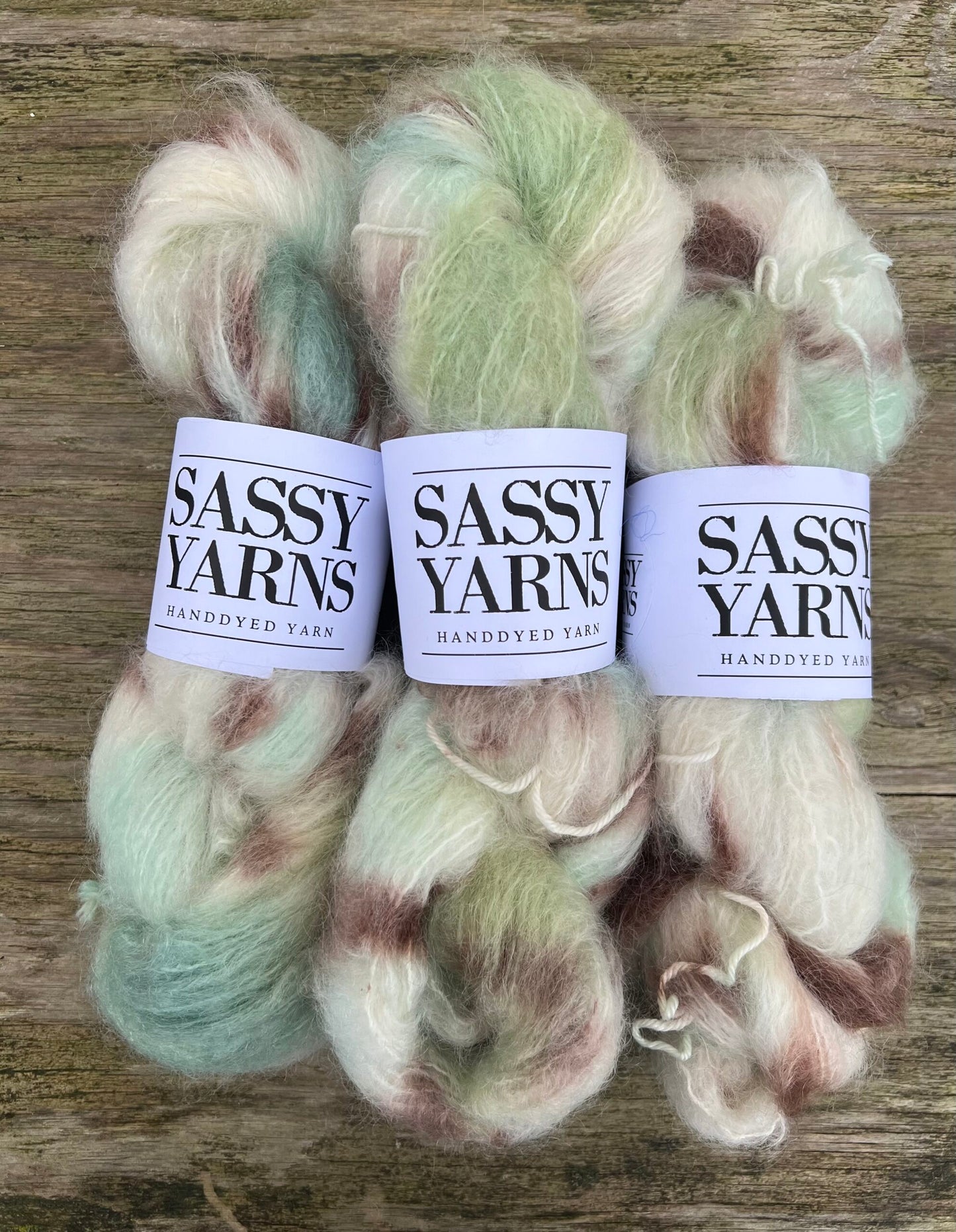 Chunky/fed Mohair - Pistacie