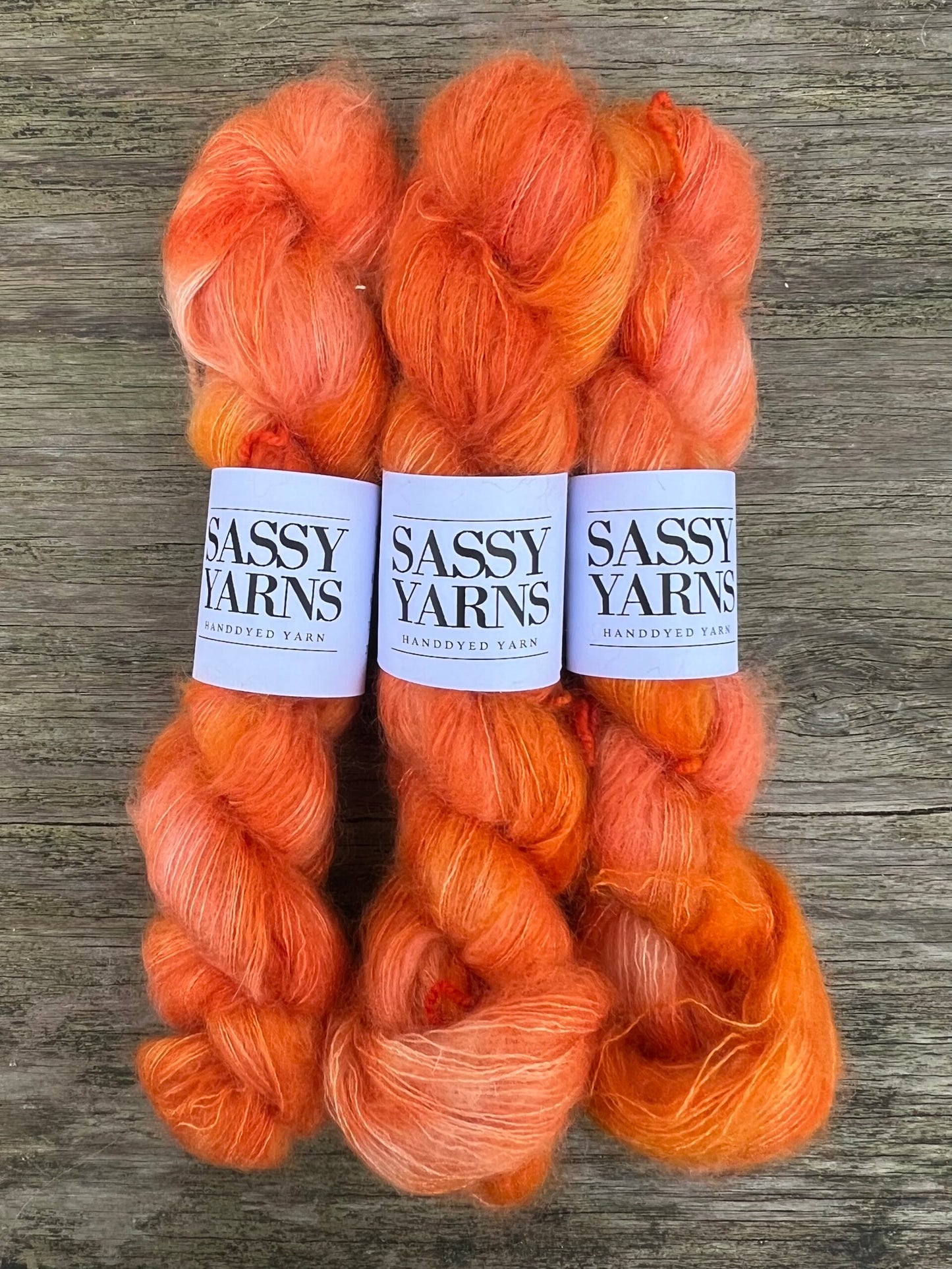 Kid silk mohair - Appelsiner