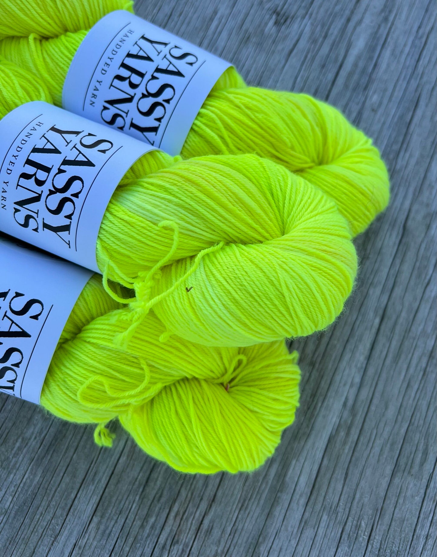 Merino Fingering - Citrus - View 2