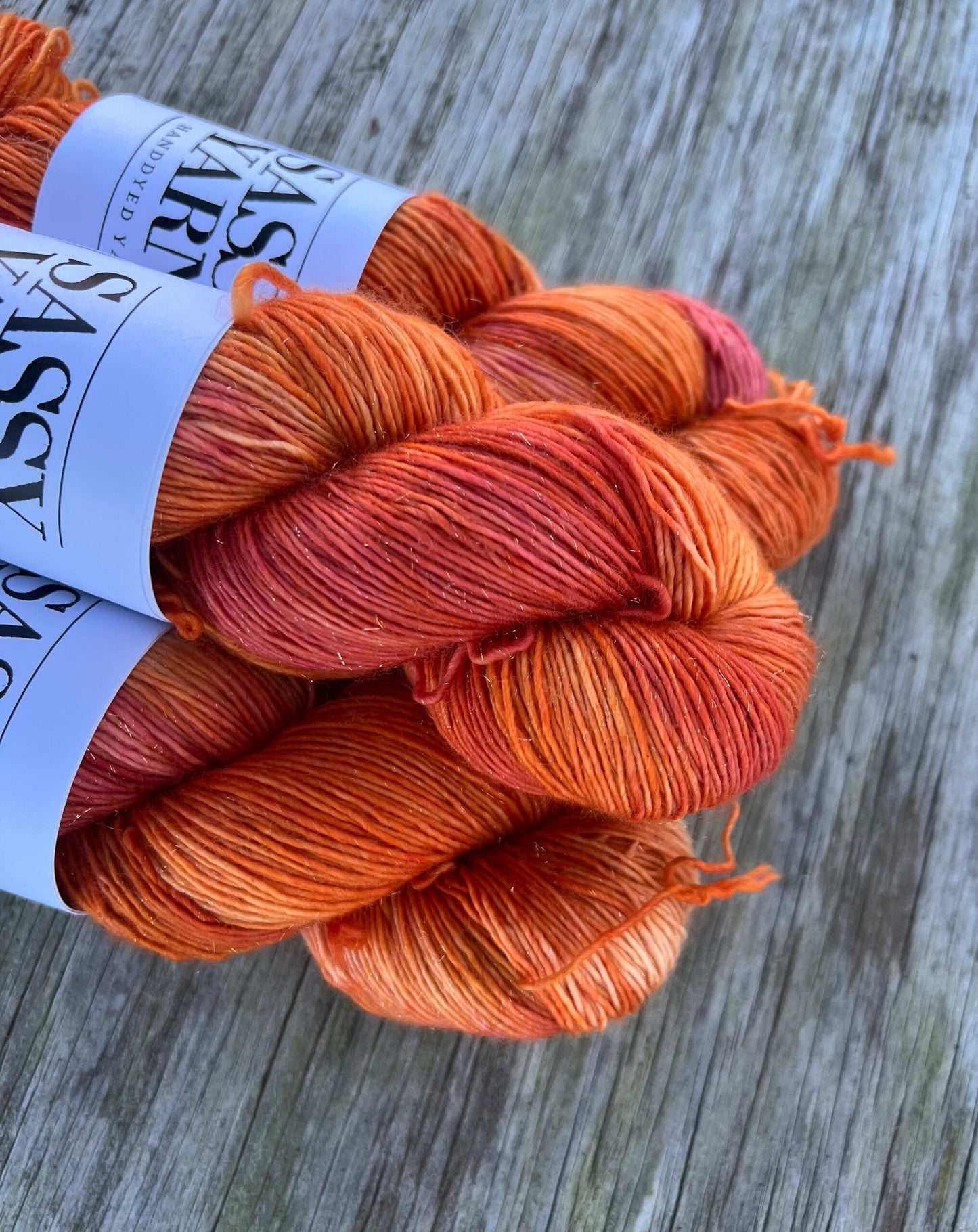 Merino Singles glitter - Pumpkin Spice - View 2