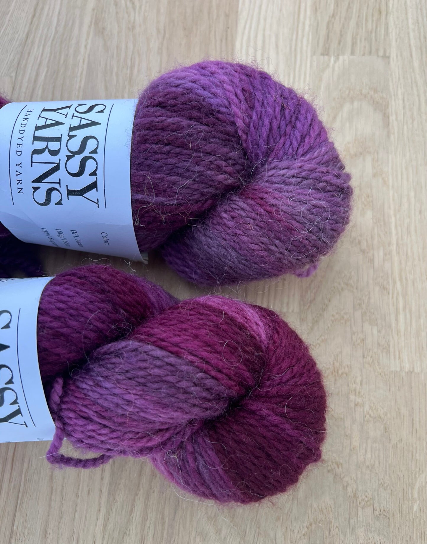BFL Aran - Auberginer - View 2