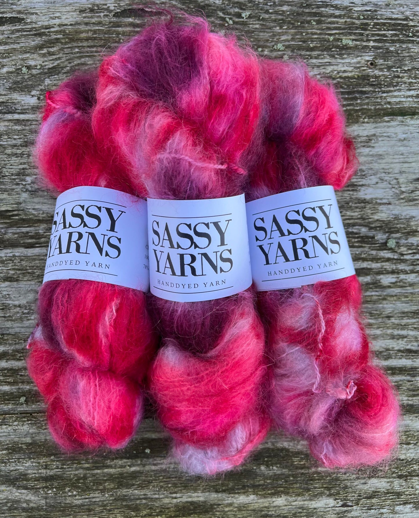 Chunky/fed Mohair - Fransk Anemone