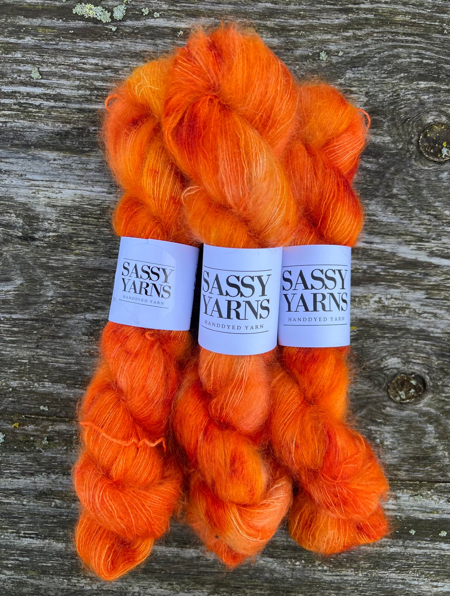 Kid silk mohair - Orange Ild