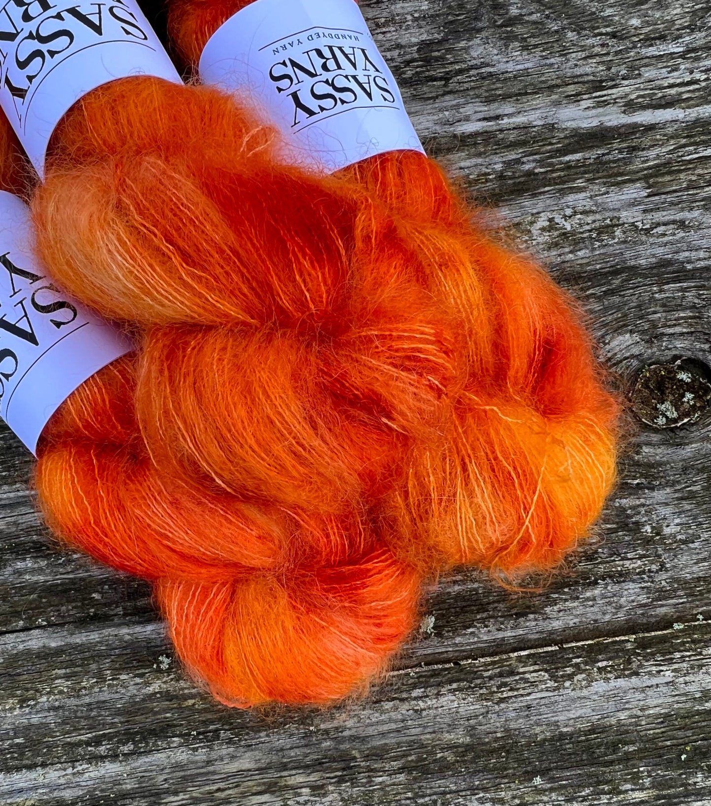 Kid silk mohair - Orange Ild - View 2