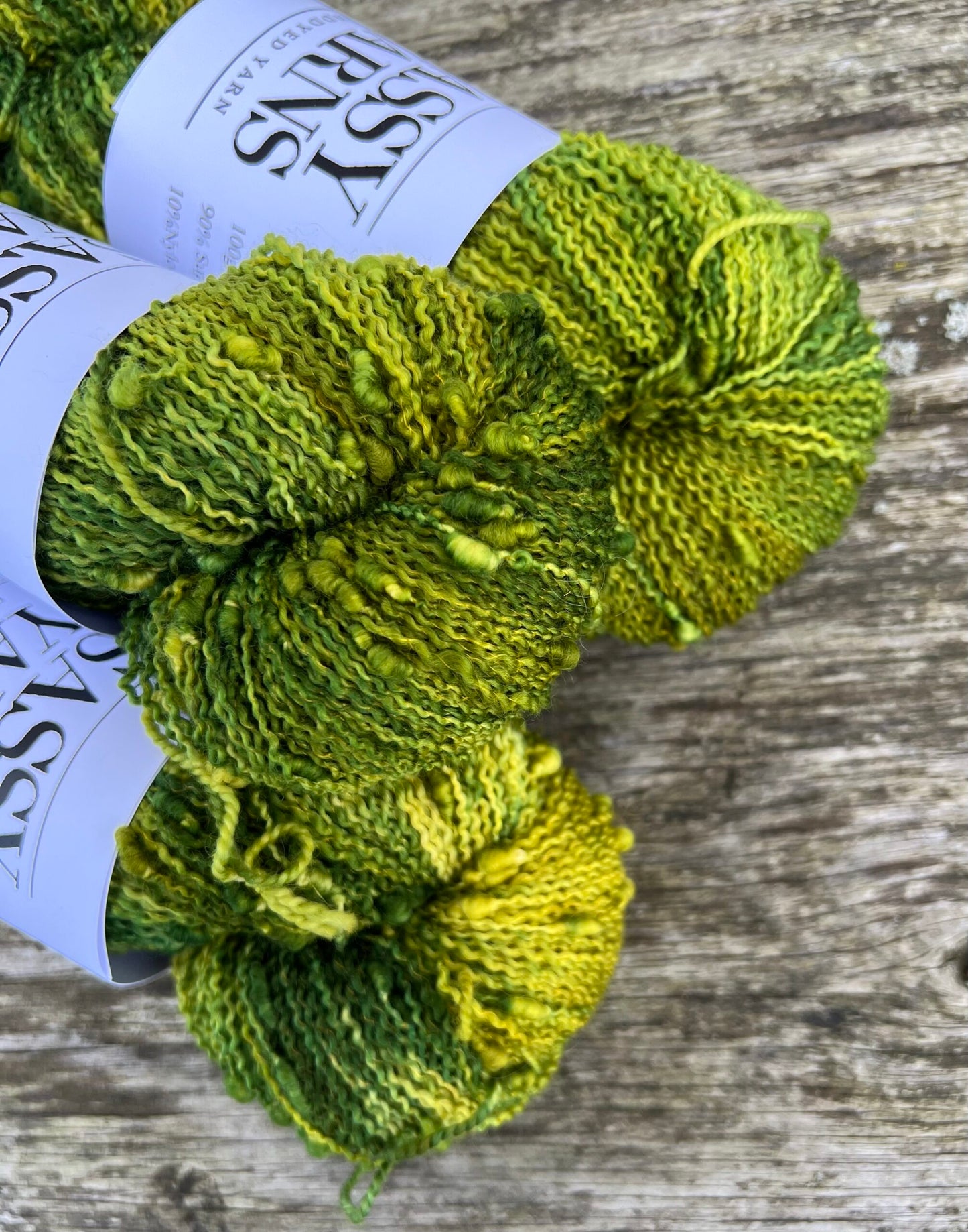Merino Slub - Grønne Oliven - View 2