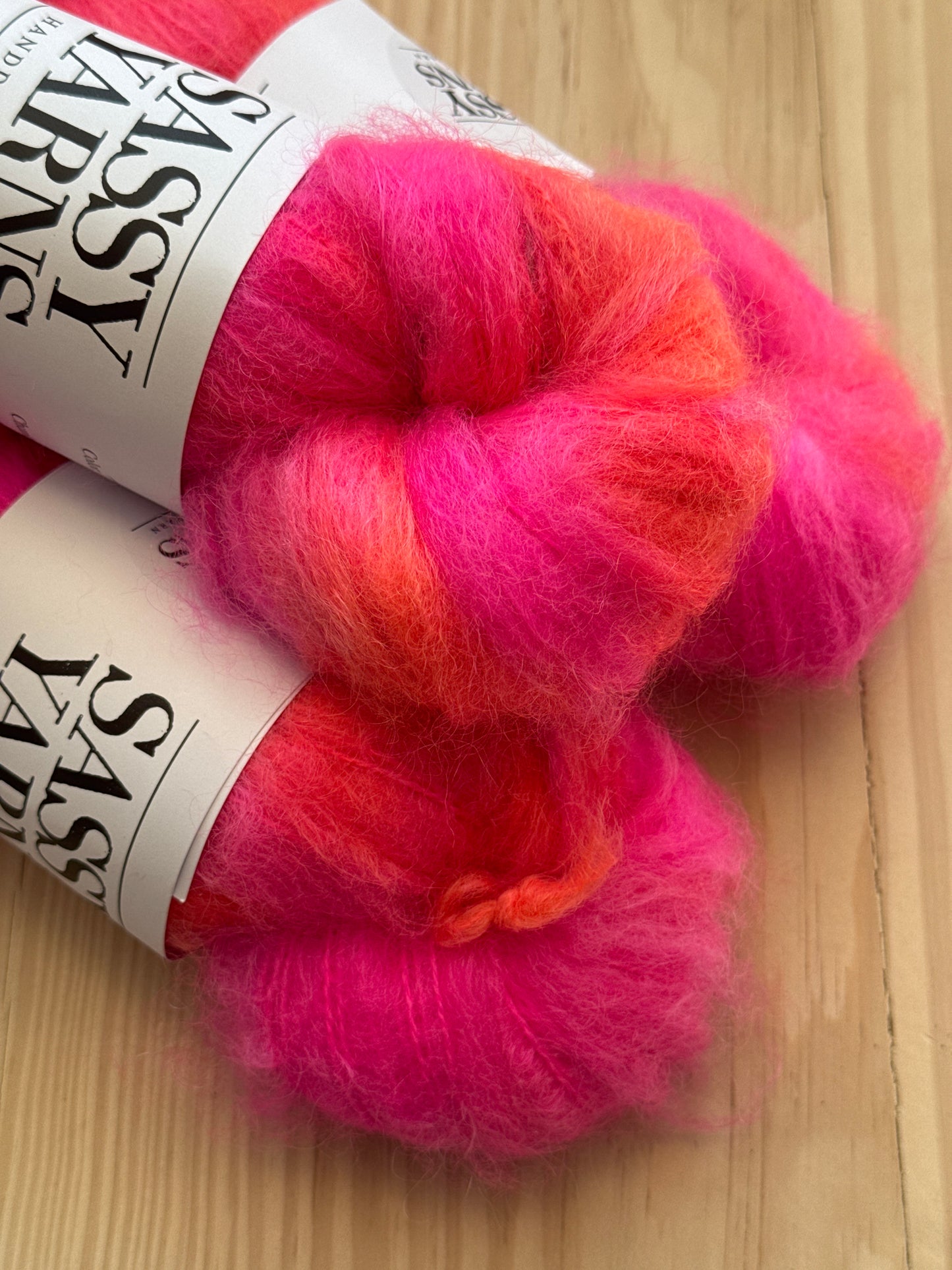 Chunky/fed Mohair - Tequila Sunrise
