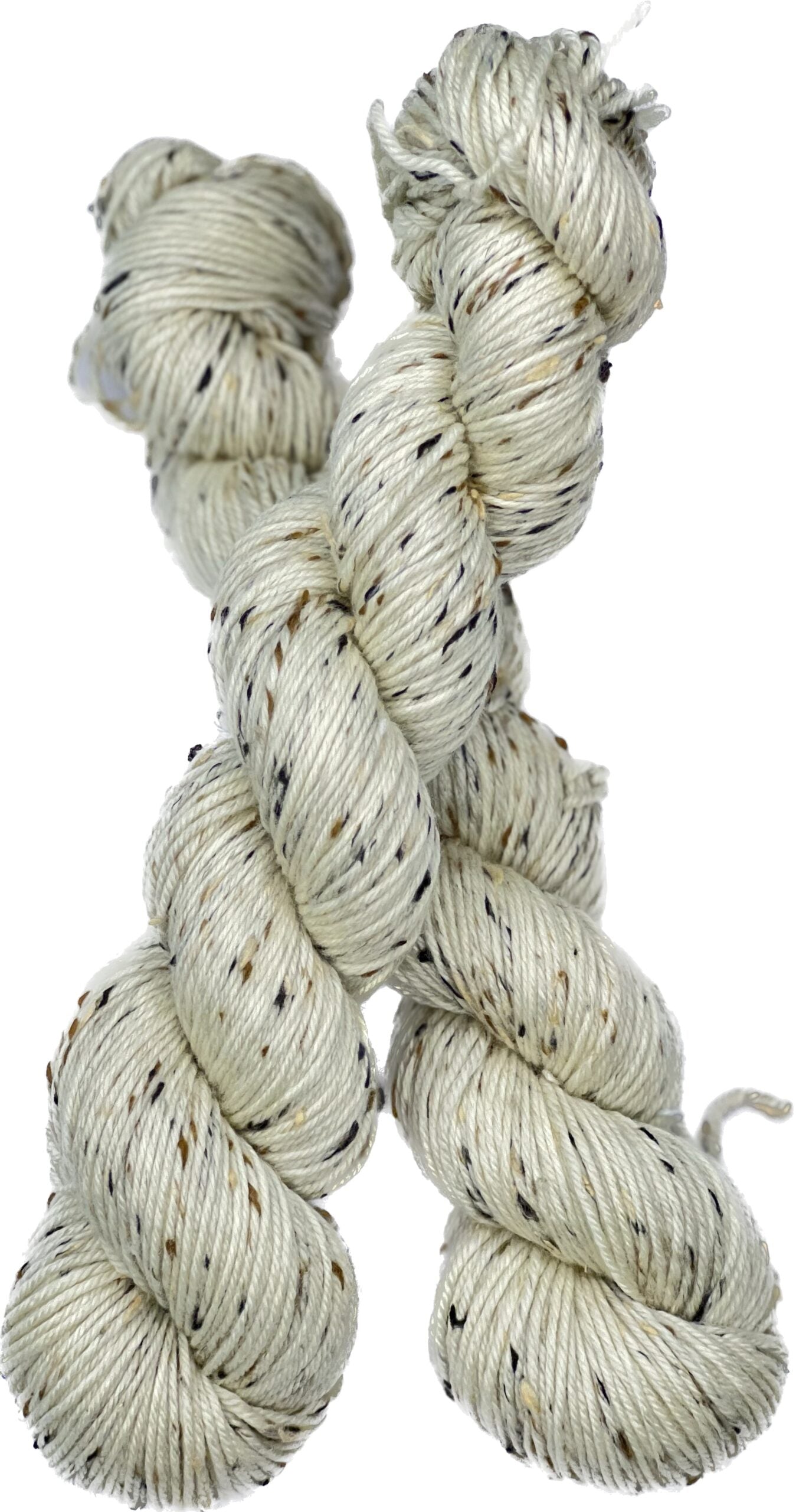 Merino Tweed ufarvet - View 3