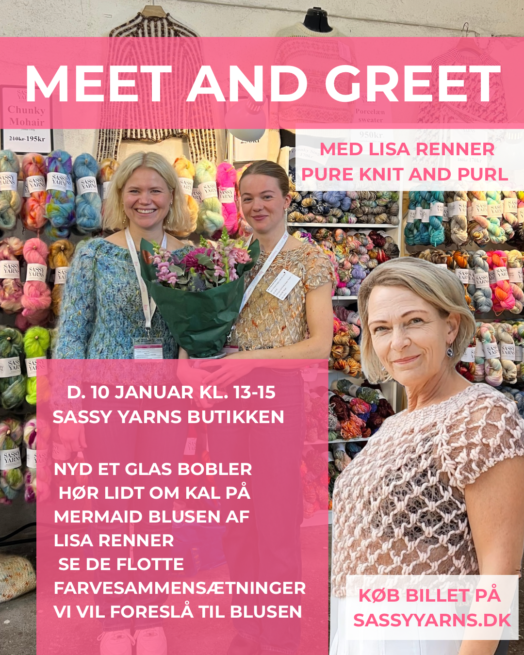 Meet and greet i Butikken med Lisa Renner