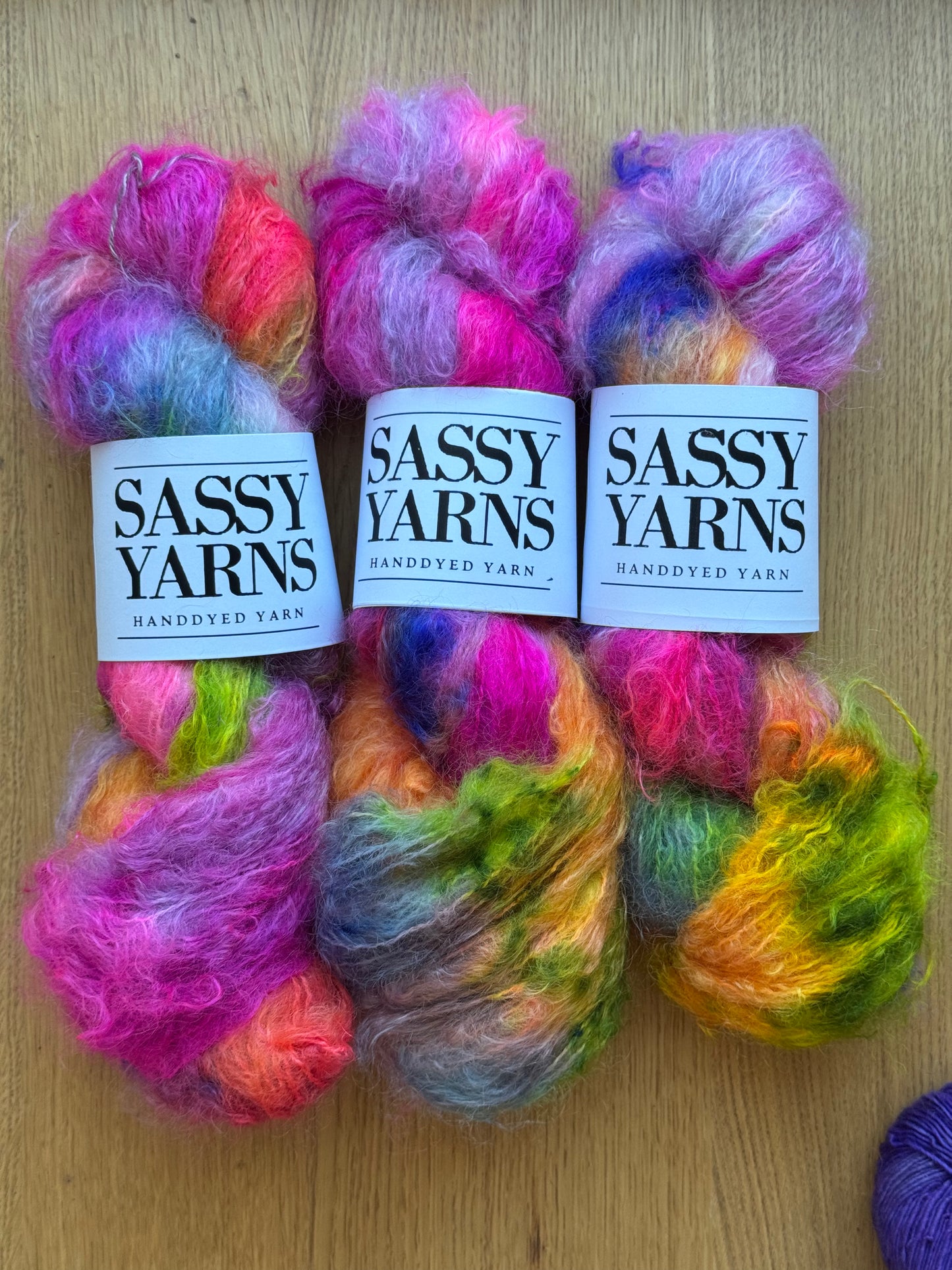Chunky/fed Mohair - Cirkus