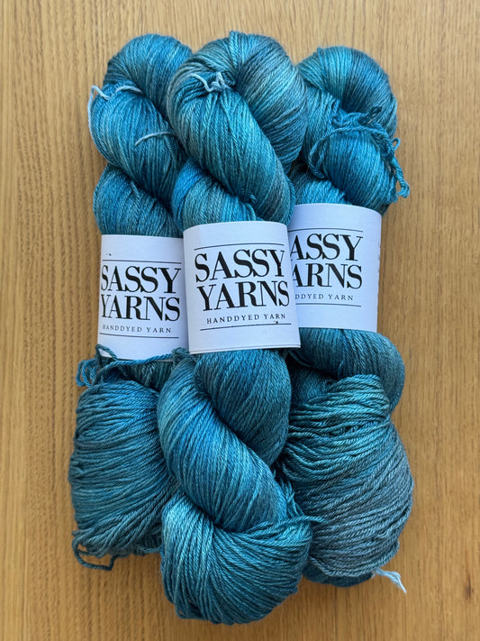 Merino Silk 400 - Påfugl