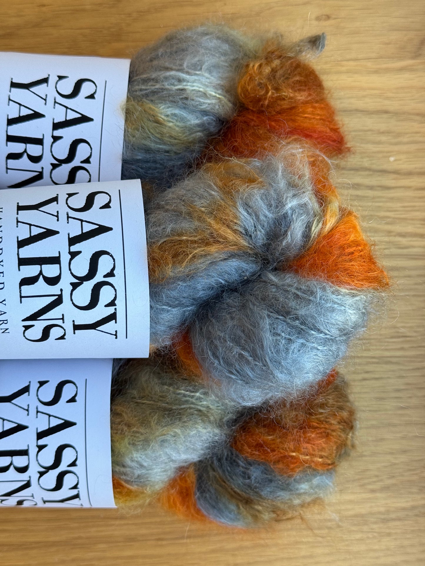 Chunky/fed Mohair - Rust