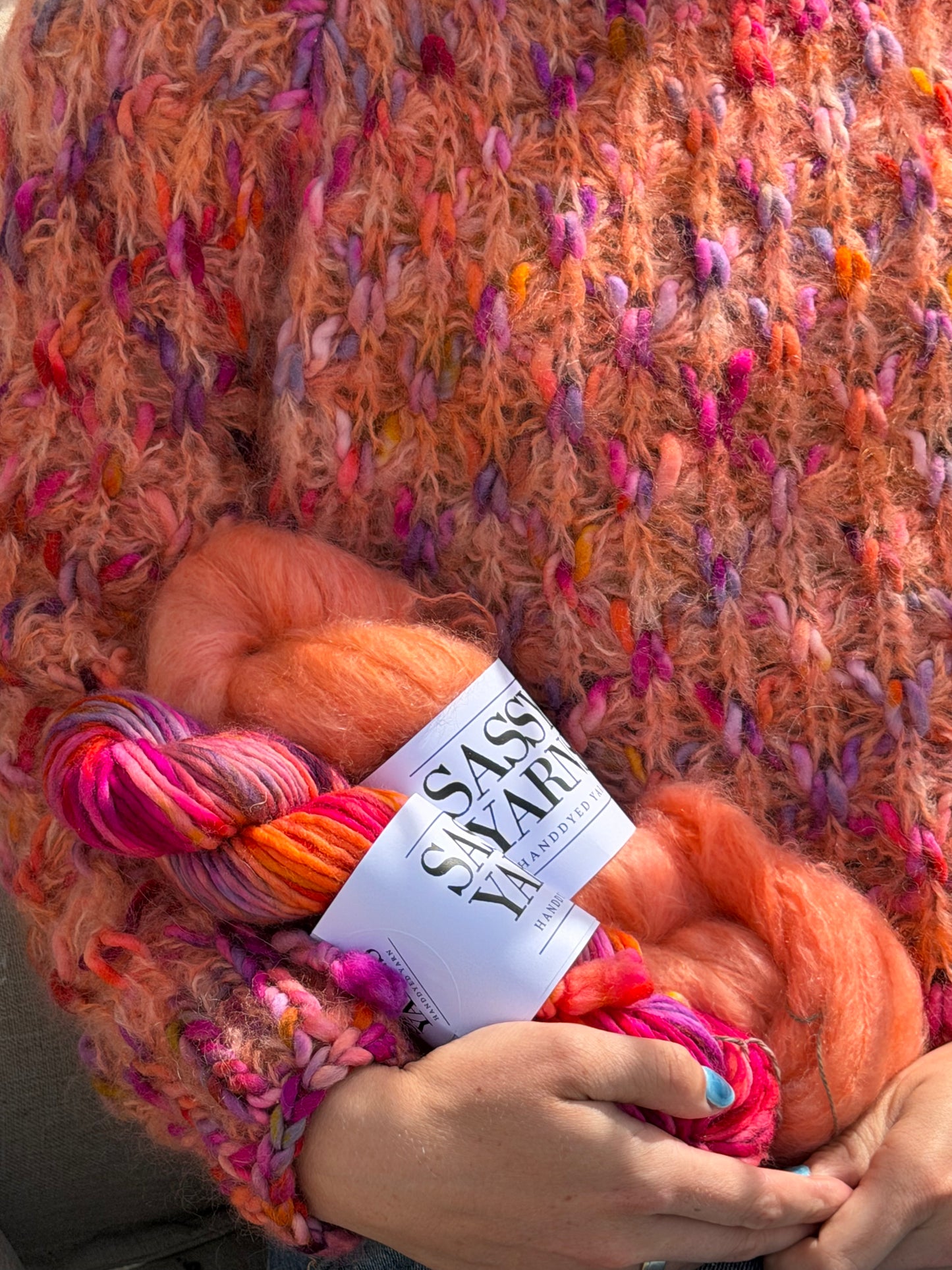 BEAR SWEATER AF PURE KNIT AND PURL – Sorbet/Koral