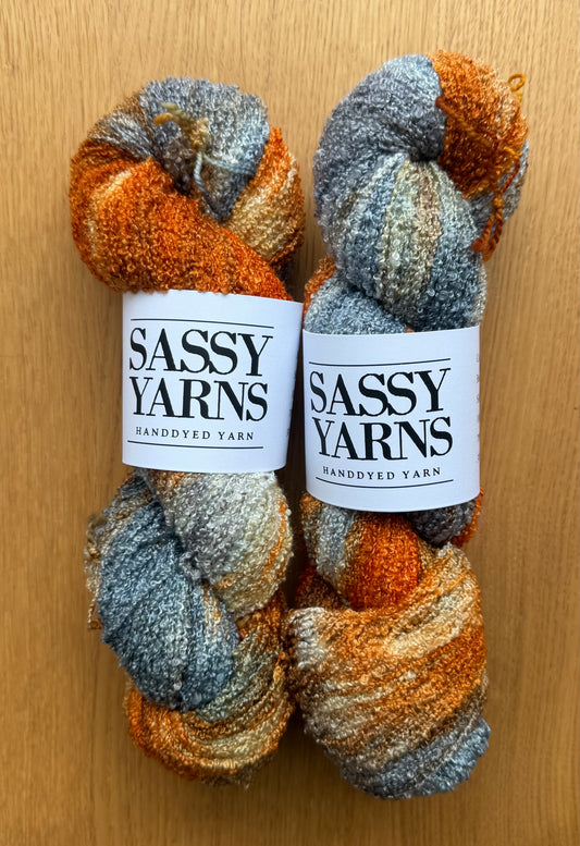 Silk Boucle - Rust