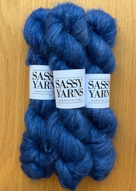 Kid silk mohair - Midnat