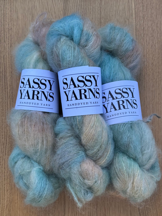 Chunky/fed Mohair - Vesterhav