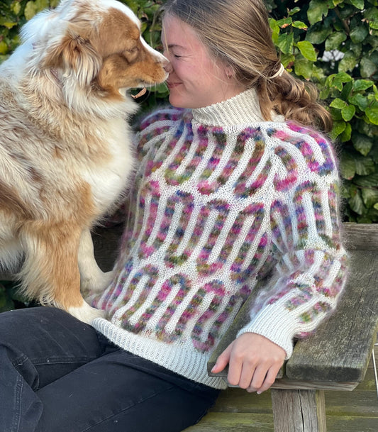 WAVE SWEATER AF SPEKTAKELSTRIK