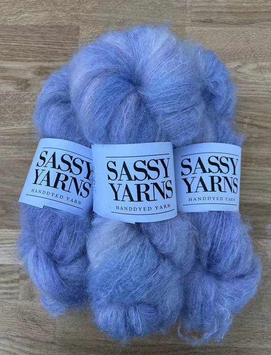 Chunky/fed Mohair - Klokkeblomst