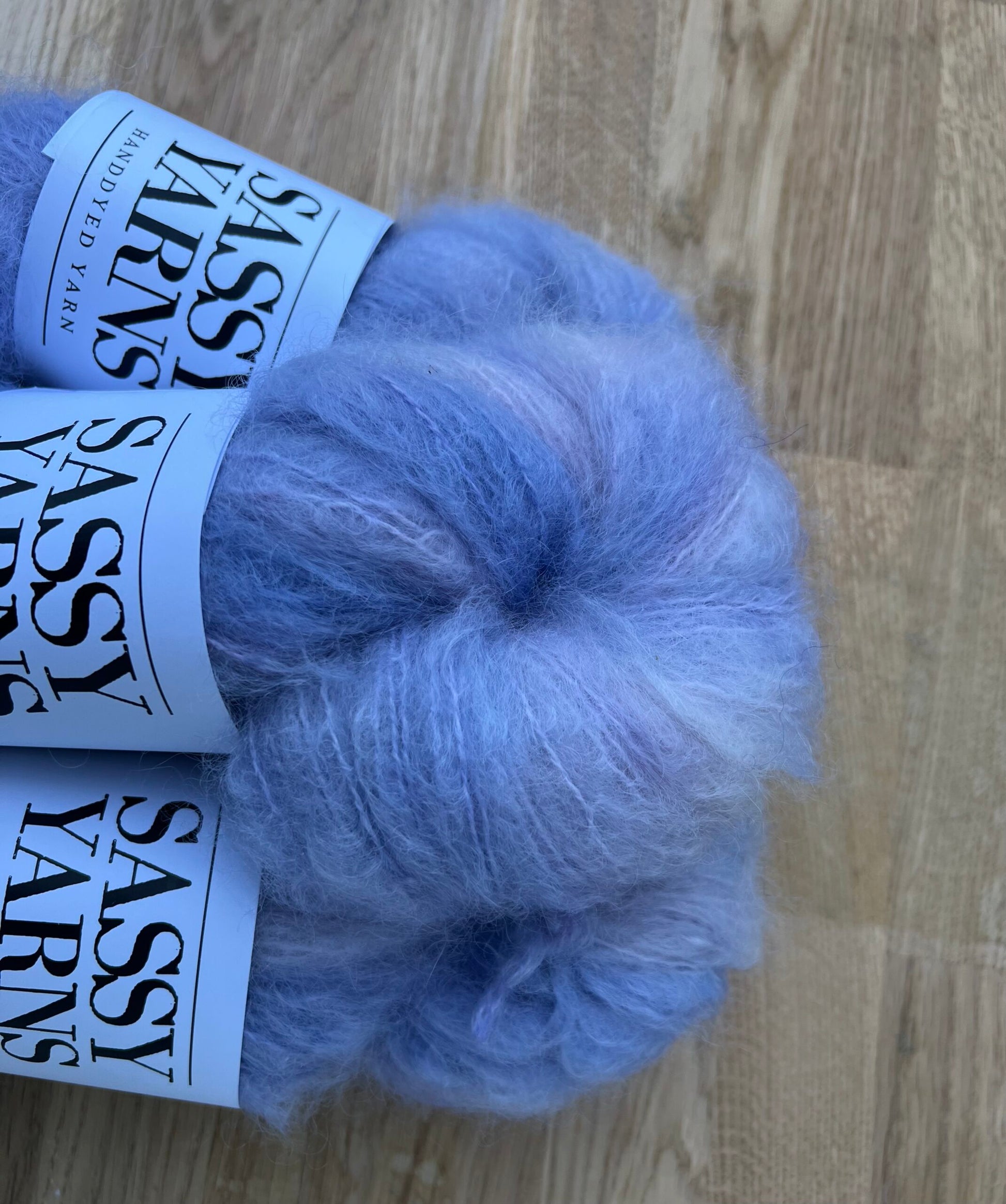 Chunky/fed Mohair - Klokkeblomst - View 2