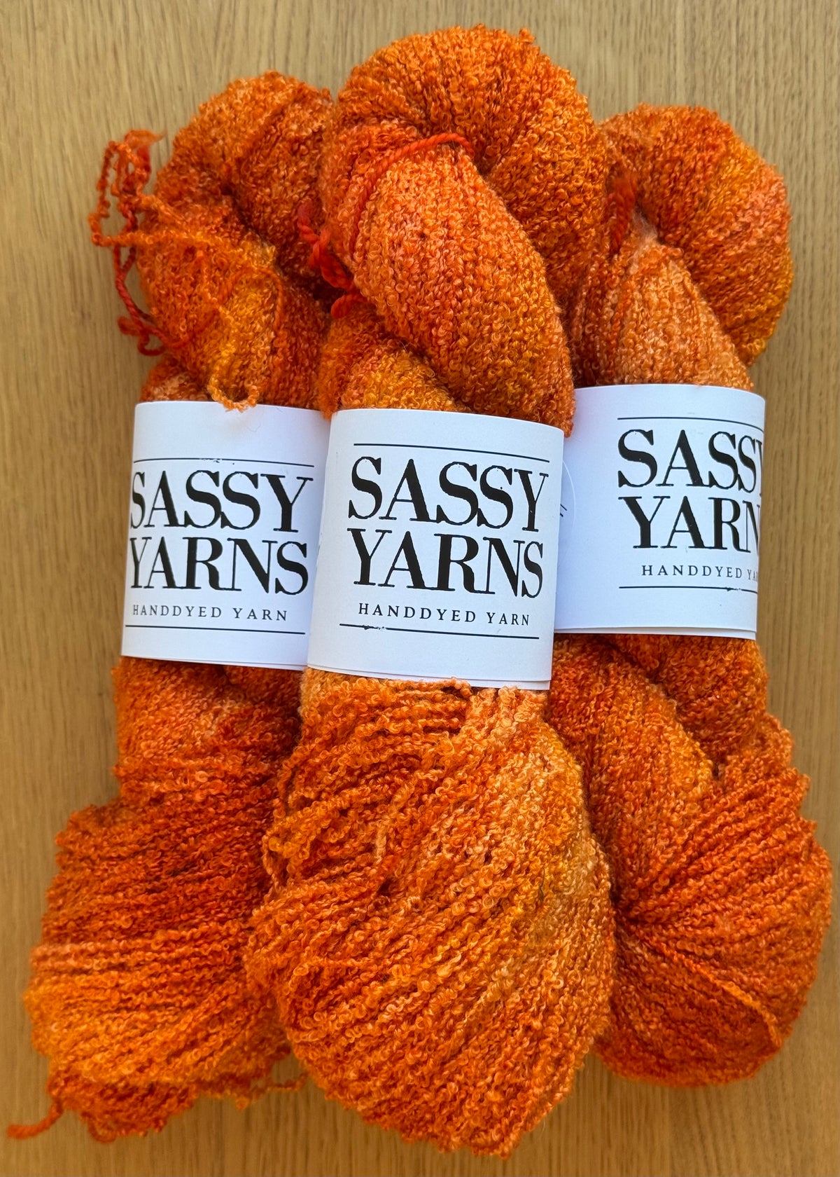 Silk Boucle - Orange Ild