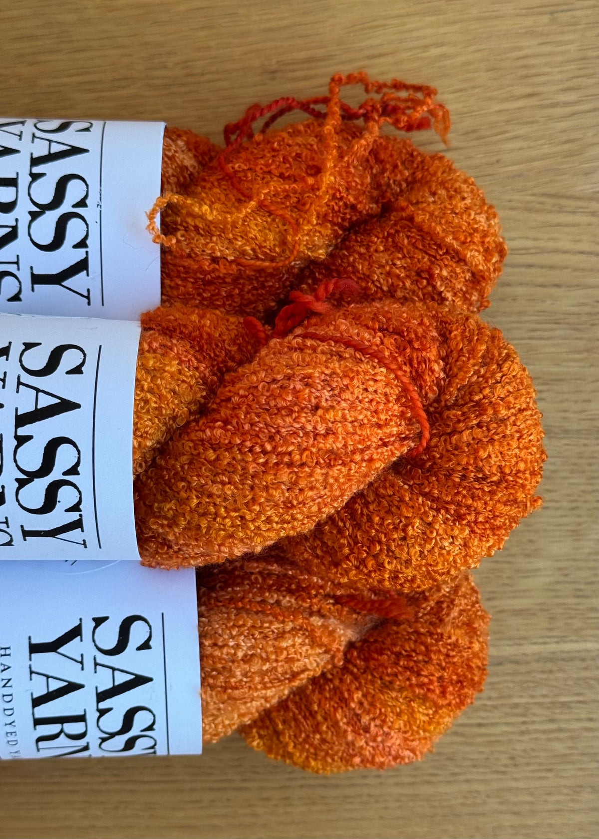 Silk Boucle - Orange Ild