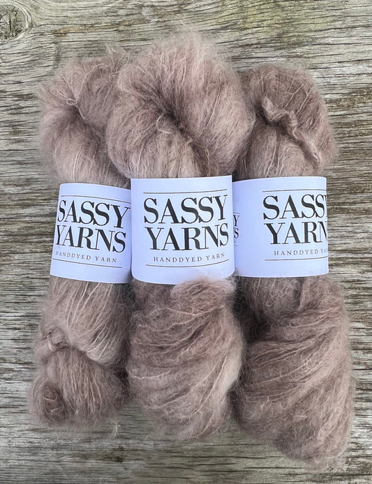 Chunky/fed Mohair - Mocca