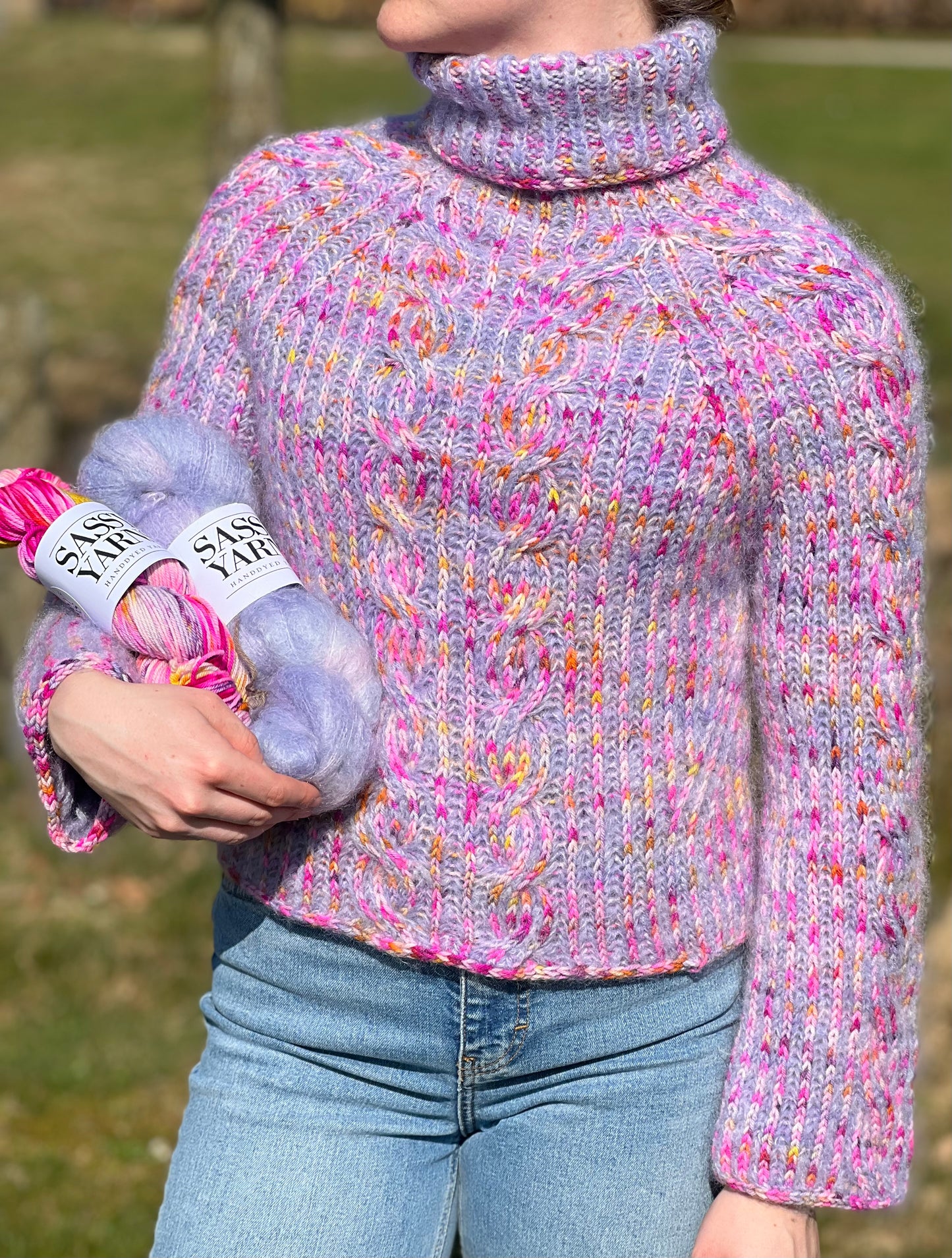 CHANGES SWEATER AF POPKNIT - Flower Power