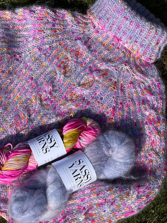 CHANGES SWEATER AF POPKNIT - Flower Power